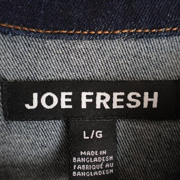 Joe Fresh Cotton Dark Denim Jacket - Picture 3 of 9
